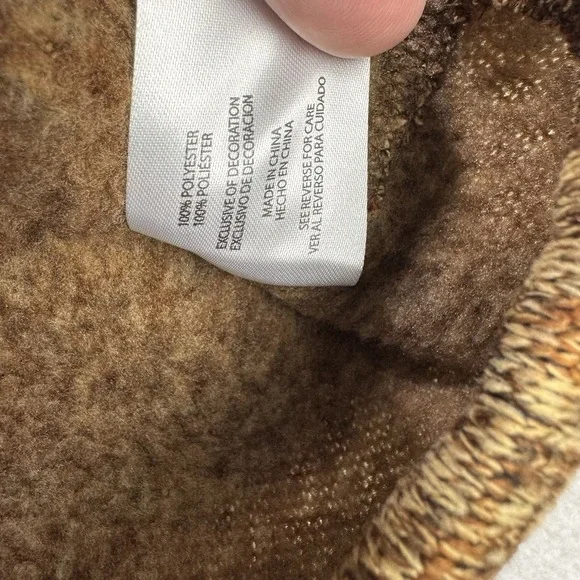 Eddie Bauer Quarter Snap Fleece Pullover Men 2XL Tan/Brown Heather Better L/S - Picture 8 of 9